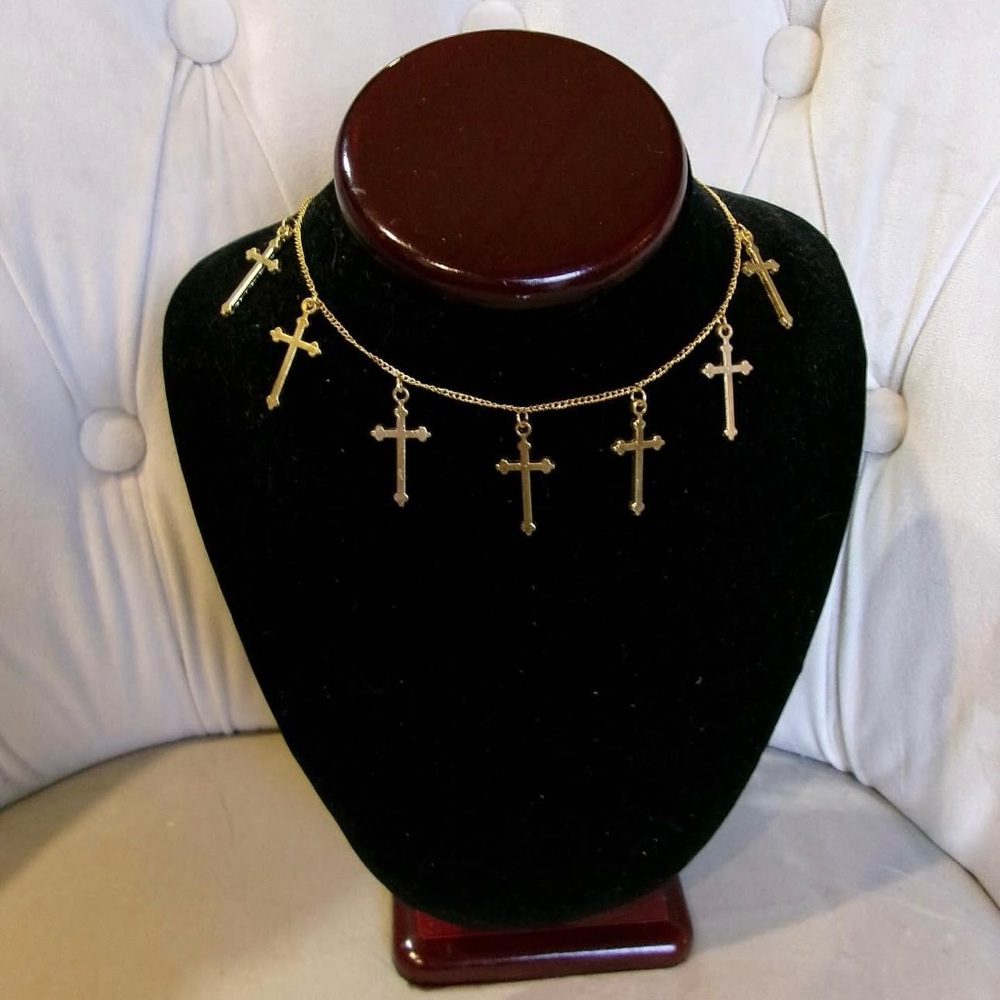 7th Cross Necklace